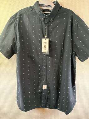 Cactus Man by Ricky Singh Shirt with Anchor Print, Size XL